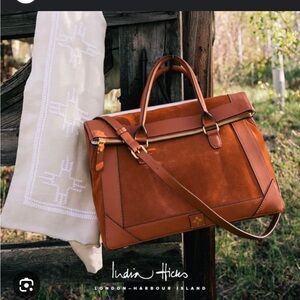 India Hicks saddle bag